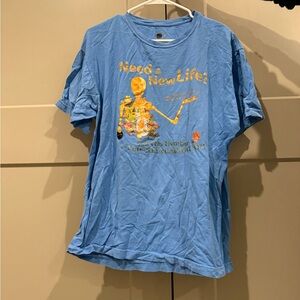 Blue  Graphic T-Shirt